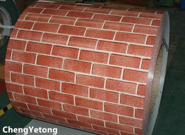 Brick Grain Prepainted Stainless Steel Strip Coil For Exterior Wall Decoration